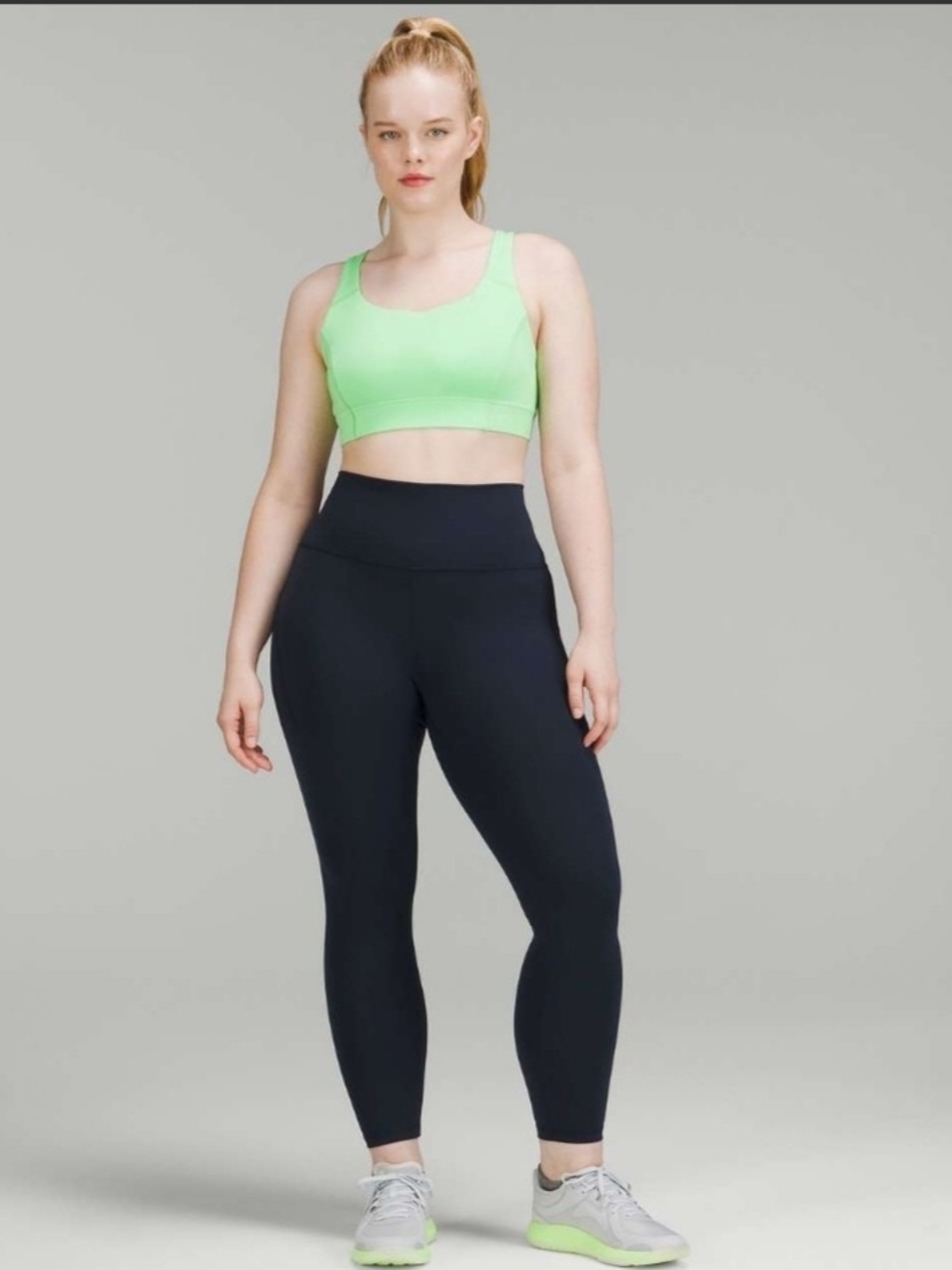 Lululemon Wunder Train High-Rise Tight with Pockets 25"True Navy size 10